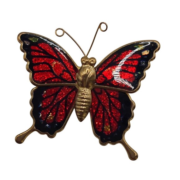 Retro Statement Jewelry Brooch Floral Bugs Whimsical Nature Cottage Core Pins - Picture 8 of 14